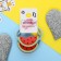 Hair elastic band "Tropicanka" (set 2 pcs) watermelon, 2 cm