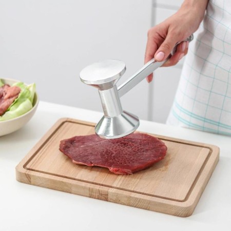 A hammer for meat of the share, 29 × 10.5 cm, 600 gr, silver color-4