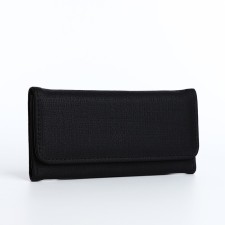 Women's wallet on a magnet, black color