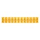 Klemic screw block KV-40 25-40, current 100 A, polypropylene yellow rexant (10 pcs.