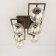 Ceiling chandelier Citilux "Breeze" CL106265, 67.5x33x23 cm, 6x60W, E14, brown color