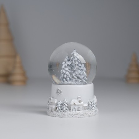 Souvenir Polystone Water Ball Light "Snowthrough angel-musician" MIX 4.5x4.5x6.5 cm-7