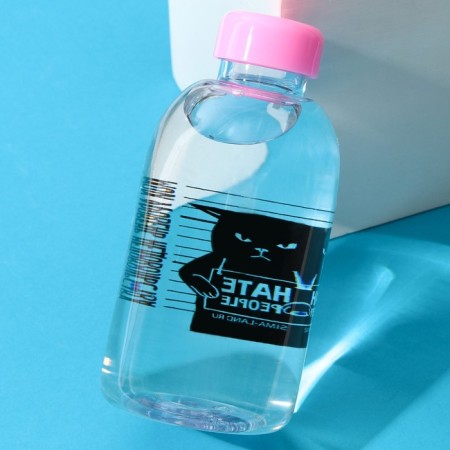 Water bottle "My level of discontent", 700 ml, mix-4