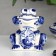 Souvenir "Frog", large, 9 cm, gzhel