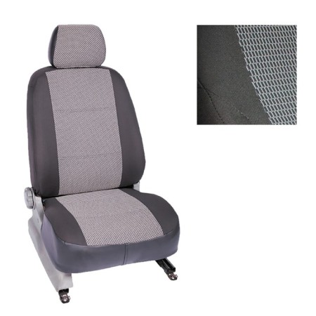 Auto-Chekhly for Toyota Corolla, 2007-2013, dark gray, set