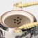 Keramic teapot with a metallic sieve "Conversation", 600 ml