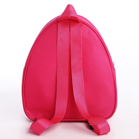 Baby backpack for girls, 23x20.5 cm, lightning department, pink color-3