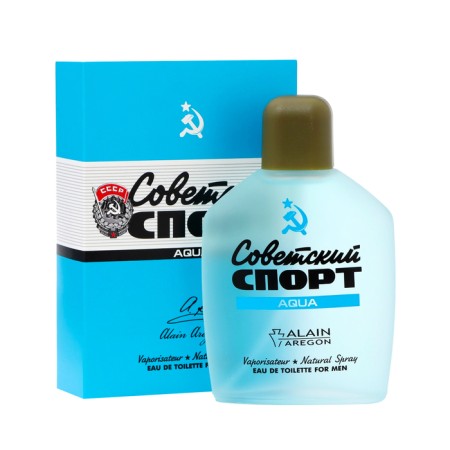 Toilet water male Soviet sport Aqua, 100 ml