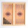 Backgammon "lion and tiger", wooden board 50 x 50 cm, with a field for playing checkers