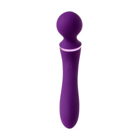 Multifunctional vibration massager Eromantica UMA, silicone, purple, 20 cm-1