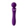 Multifunctional vibration massager Eromantica UMA, silicone, purple, 20 cm