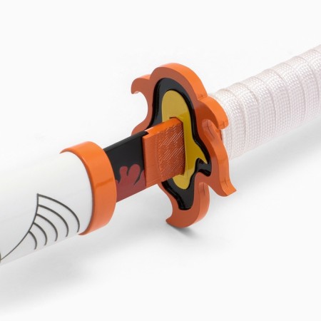 Souvenir product katan on a stand, white, 75 cm-3