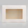 The box is folding, with a window, white, 28 x 20 x 5 cm