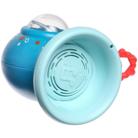 Rattle "pipe", blue color, crush me-2