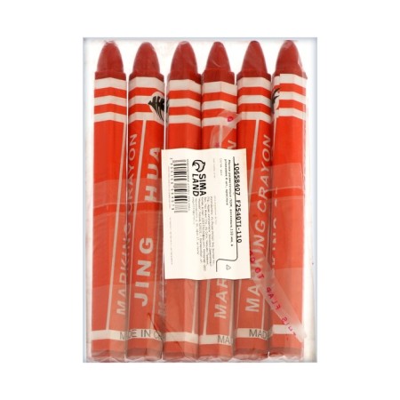 Loads of scrap, wax, 110 mm, in packaging 6 pcs., Reds-7