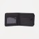 Male purse on the button, black color