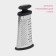 Terka oval shares "Profi", 16 × 8 × 5 cm, rubberized, the color of the handle is dark gray