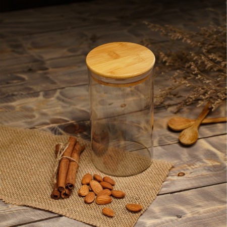 Glass Bank for bulk products Magistro "Eco", 700 ml, 8.5 × 15.5 cm-6