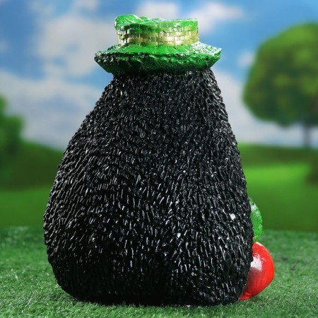 Garden figure "Hedgehog with three apples" 27x20cm-6