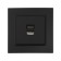 Roset with USB-A + USB-C connectors, 2.1 A, 5V, TOT ELEAGANT, hidden, black