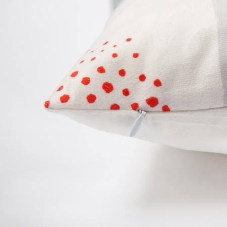 Decorative pillowcase "Ethel" MoonLight 40x40 cm, 100% p/e, velor-2