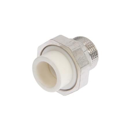Combined Zein, polypropylene, American, external thread, d = 25 mm x 1 "-1