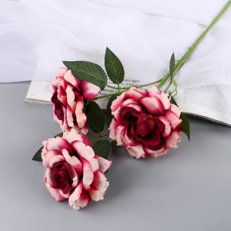 Artificial flowers "Paloma" D-8 cm 53 cm, dark lilac