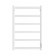 Electric towel "Dvin" J Plaza Neo, 600x400 mm, Dimmer, White