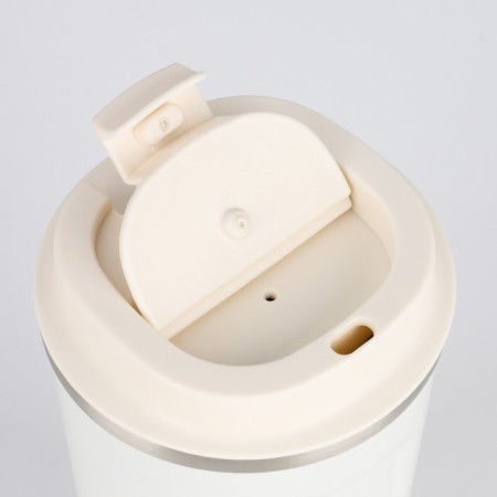 Thermal circle, 500 ml, Original "Master K. Coffee", retains heat 10 hours, white-4