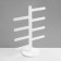 Top for earrings 8 branches (3 pairs each), 24 pairs, 10 × 22 × 30, white color