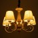 Svetlana chandelier 5x60W E14 white 54x54x42cm SVK