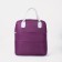 Road bag with lightning, external pocket, suitcase holder, purple/white color