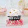 Sprinking confectionery soft shiny: white, pink, 25 g.