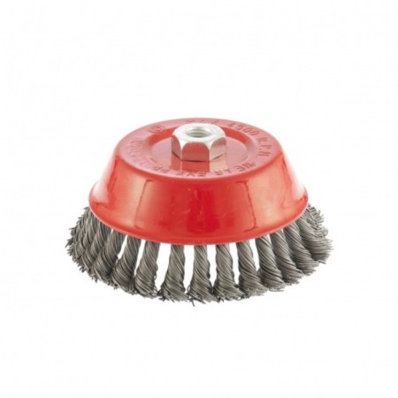 Matrix Ushm brush, d = 150 mm, m14, cup, twisted wire 0.8 mm-1