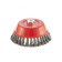 Matrix Ushm brush, d = 150 mm, m14, cup, twisted wire 0.8 mm