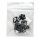 A set of cubes for D&D (Dungeons and Dragons, DND) "Game time", Series: D&D, 7 pcs, black