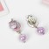 Set of children's 4 items: clips, ring, bracelet, glitter "unicorn", color