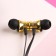 Wireless magnetic headphones with microphone "Flowers", mod. VBT 1.1, 9 x 13.5 cm