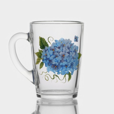 Glass Glass "Hydrangea", 300 ml