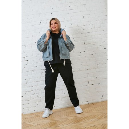 Women's jacket, size 52, blue color-2