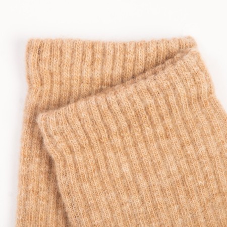 Socks with fluff of a camel male, beige color, size 41-43-1