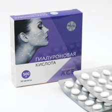 Hyaluronic acid, 50 tablets of 500 mg