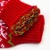 Women's socks, red color, size 23-25