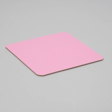 The substrate is reinforced, square, gold - pink, 20 x 20 cm, 3.2 mm