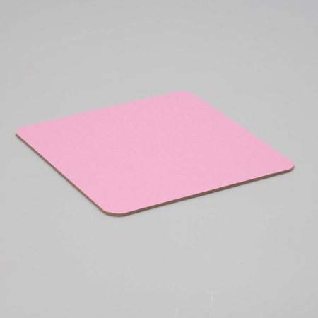 The substrate is reinforced, square, gold - pink, 20 x 20 cm, 3.2 mm