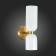 Sconces st. SL1180.201.02. Treviso. 2x40 watts, E14, 12x36 cm, golden color