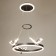 LUST "DRAGRAL" LED 48W 3000-6000K Black 52x52x80 cm Bayerlux