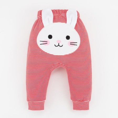 Pants crumb I am "bunny", height 62-68 cm, red