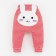 Pants crumb I am "bunny", height 62-68 cm, red