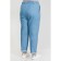 Female trousers, size 66, blue color